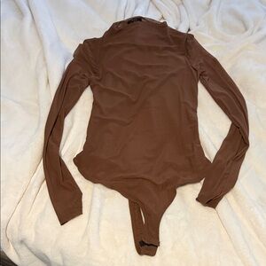 Iris Brown Long Sleeve Bodysuit